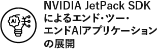 NVIDIA JetPack SDKによるエンド・ツー・エンドAIアプリケーションの展開