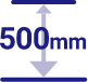奥行500mm以下