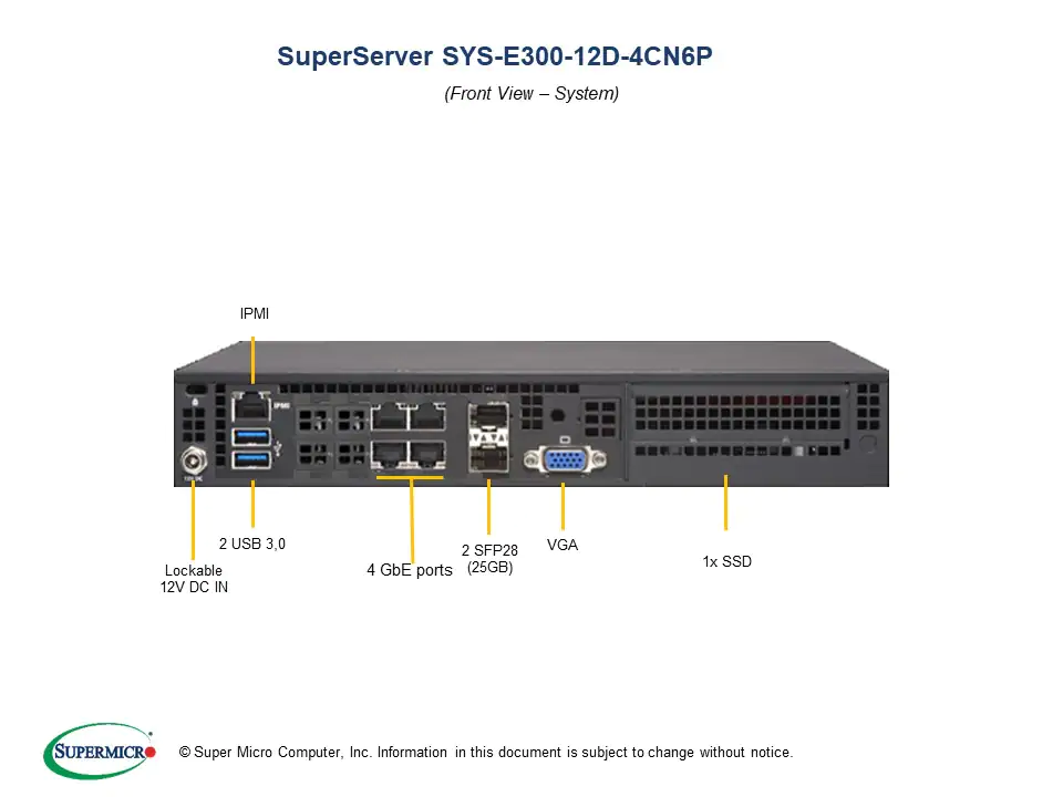 SYS-E300-12D-4CN6P